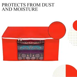 AMAK INC Red Fabric Multi-Utility Wardrobe Organisers image 2