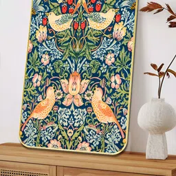 Myntra Elegant Homes Blue & Green Birds & Floral Printed Wall Art-picture-23