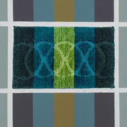 CROWN MATTINGS Green 1400 GSM Microfibre Bath Rugs-image-35