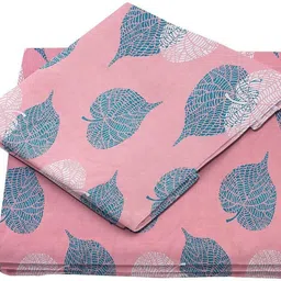 vas collections 160 TC Cotton Double Floral Flat Bedsheet image 4