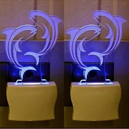 1ST TIME Red & White Acrylic Abstract Shaped Shaped Wall Lamp-picture-25