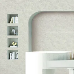 Fedora Wallpapers Comfortable Stripes Cream 3D Abstract Printed Waterproof Wallpaper-image-50