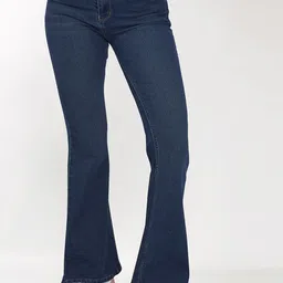 DIVISIVE Women Bootcut High-Rise Cotton Denim Jeans-image-87
