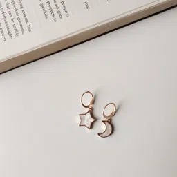 Octagon hub Quirky Drop Earrings image 3