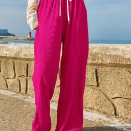 RAJOVATI Women Loose Fit Trousers-image-35