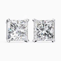 VALANOVA Hallmarked 18Kt White Gold Diamond Studded Earrings - 1.45 g-picture-24