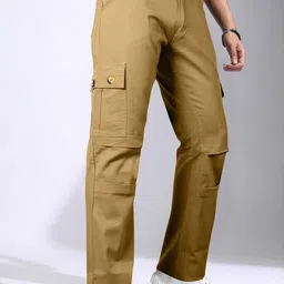 Jb Just BLACK Men Relaxed Cargos Trousers image 2