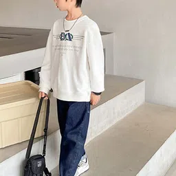 LULU & SKY Boys Tapered Fit High-Rise Slash Knee Jeans image 5