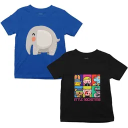 Perkymoon Unisex Kids Cotton Tshirts-picture-20
