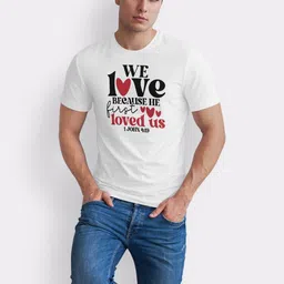 Seekbuylove Typography Printed Round Neck Pure Cotton Bio Finish T-shirt image 4