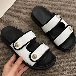 MONRSH Women Open Toe Flats image 3