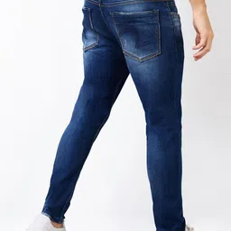 SPYKAR Men Slim Fit Mildly Distressed Mid-Rise Heavy Fade Jeans image 4