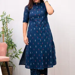 SZN Women Ethnic Motifs Printed Regular Kurta with Palazzos-picture-41