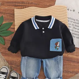 StyleCast x Revolte Boys Pure Cotton T-shirt with Trousers-picture-30
