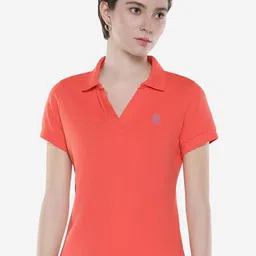 RAREISM Women Polo Collar Pockets T-shirt-image-70