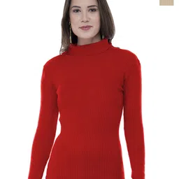 IndiWeaves Women Pack of 2 Woollen Pullover with Applique Detail-image-62