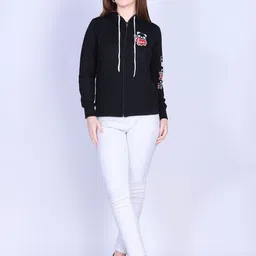 Divine Girl Women Graphic Printed Long Sleeves Hooded Sweatshirt-picture-23