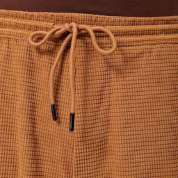 The Indian Garage Co Men Textured Flared Corduroy Cargos Trousers image 5