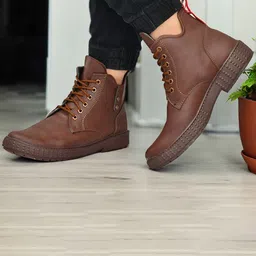 Killer Men Round Toe Laced Up Boots image 4