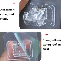 qarb Glossy Shower Rod Hook image 2