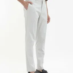 rare rabbit Men Regular Fit Grey Lycra Blend Trousers image 5