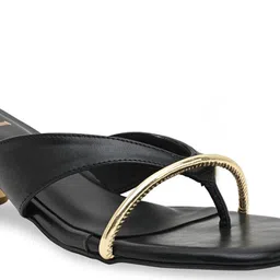 CAI Printed PU Block Sandals image 4