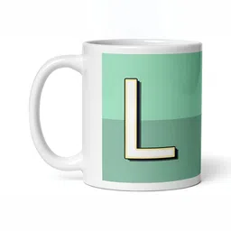 Mr UVD White & Green Typography Printed Ceramic Glossy Mugs 350 ml-picture-32