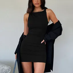 StyleCast x Revolte Women Bodycon Mini Dress-picture-36
