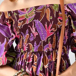 CORSICA Floral Print Fit & Flare Dress image 3