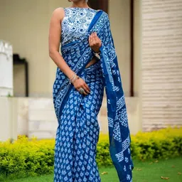 ETHNIC ODISHA HANDLOOM Ethnic Motifs Pure Cotton Sambalpuri Saree-image-56