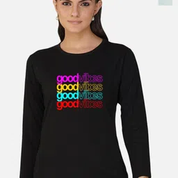 Metronaut Women 2 Printed Bio Finish Applique T-shirt-picture-29