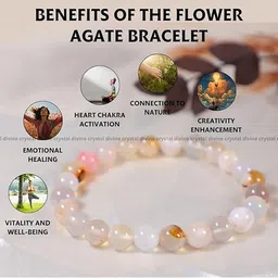 CRYSTAL DIVINE Crystals Beaded Elasticated Bracelet image 4