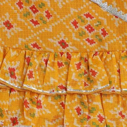 The Magic Wand Girls Printed Top With Palazzos image 3