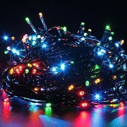 kr five products 120 LEDs 45.72 m Multicolor Color Changing, Flickering, Steady Bulb Rice Lights image 2