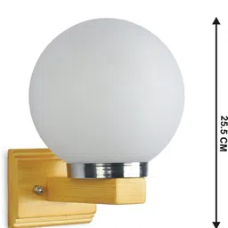 1ST TIME White Set of 4 Glass Spherical Shaped Wall Lamp image 5