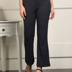 Smarty Pants Women Comfort Skinny Fit High-Rise Lint Free Formal Trousers-picture-10