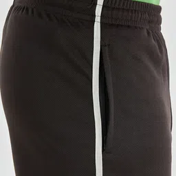 Black Panther Men Regular Fit Mid-Rise Training or Gym Shorts image 5