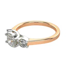 VALANOVA Women Rose Gold Ring Diamond image 3