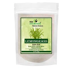 VEDICAYURVEDA Lemongrass Bath Salt With Vitamin E - 500 g-image-2