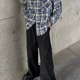 StyleCast Men Tartan Checks Oversized Casual Shirt image 3