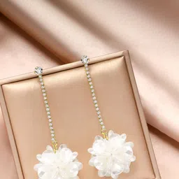 Estailo fashion Floral Drop Earrings-picture-38