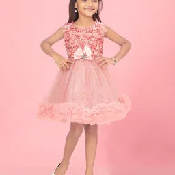 BAESD Floral Net Fit & Flare Dress image 2