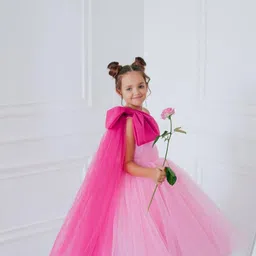 First Little Smile Kids Net Balloon Dress image 5