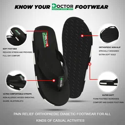 DOCTOR HEALTH SUPER SOFT Men Thong Flip-Flops image 2