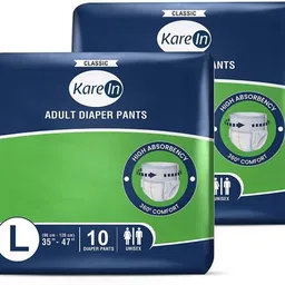 karein Classic Pants, Large - Waist Size 101-151 Cm (35"-47") Unisex Adult Diapers - L-picture-28
