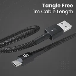 Portronics USB Type C Cable 2 A 1 m Konnect B image 2
