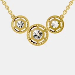Sparkles Lab Grown Diamond 2.3 Carat Round Triple Halo Pendant Necklace-image-99