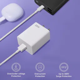 Hespa 33 W Supercharge 3 A Wall Charger for Mobile with Detachable Cable image 5