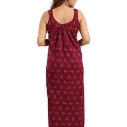 Inner Beats Women Pack Of 2 Multicoloured Cotton Blend Nightdress image 2