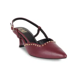 CAI Women Embellished Slim Heeled Pumps-picture-13